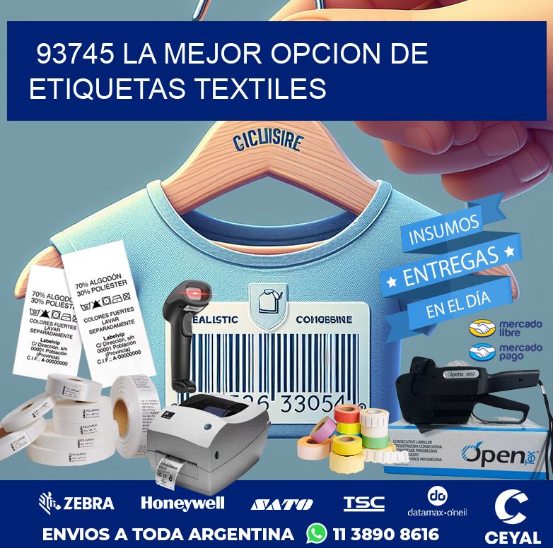 93745 LA MEJOR OPCION DE ETIQUETAS TEXTILES