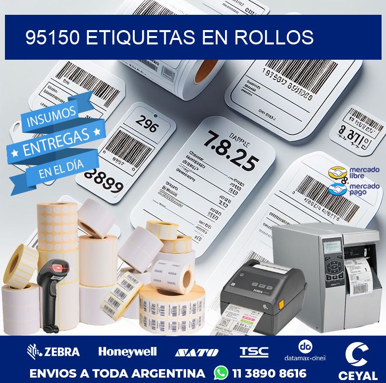 95150 ETIQUETAS EN ROLLOS
