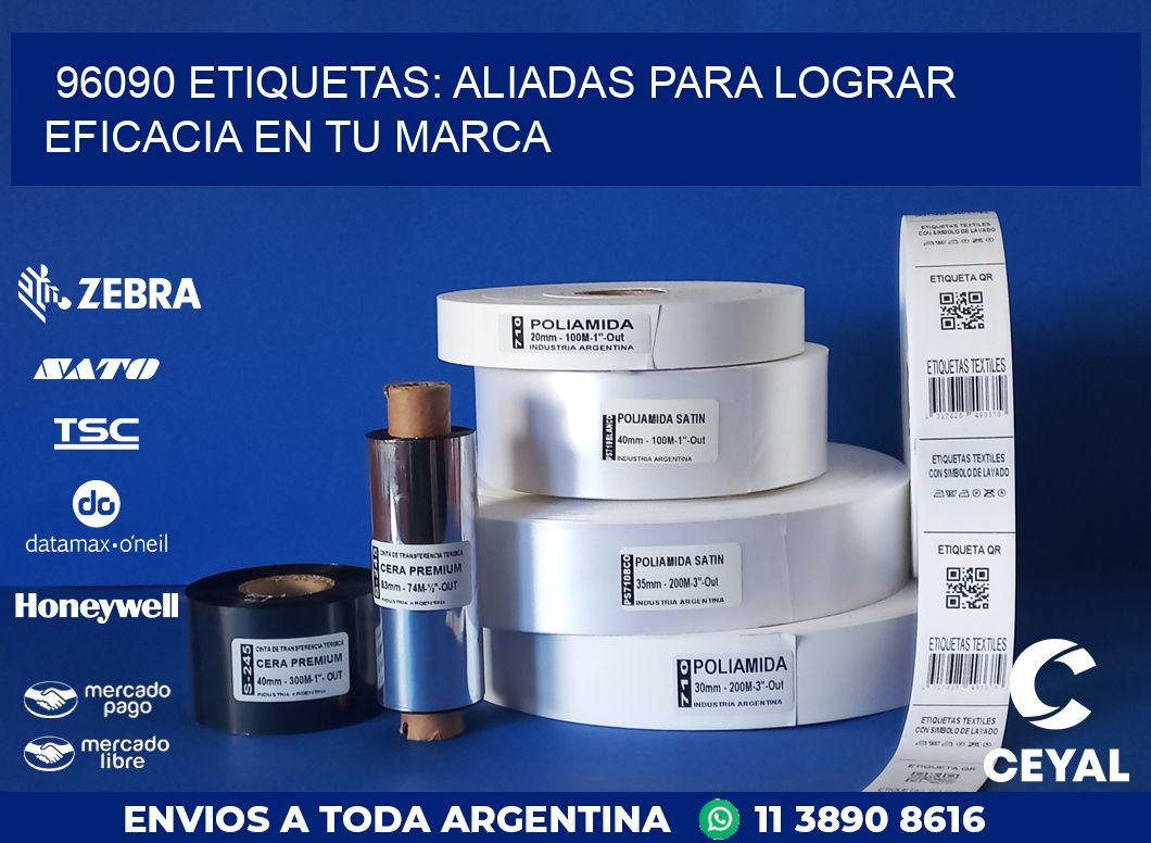 96090 ETIQUETAS: ALIADAS PARA LOGRAR EFICACIA EN TU MARCA