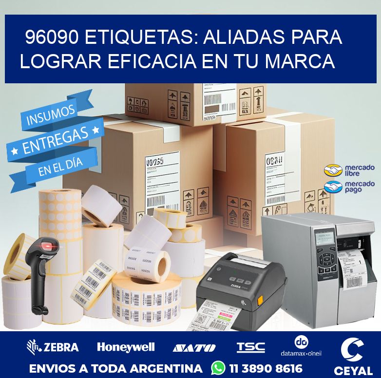 96090 ETIQUETAS: ALIADAS PARA LOGRAR EFICACIA EN TU MARCA