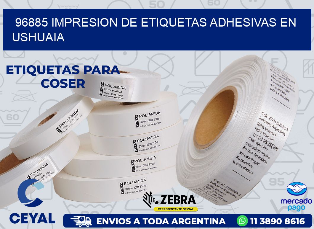96885 IMPRESION DE ETIQUETAS ADHESIVAS EN USHUAIA