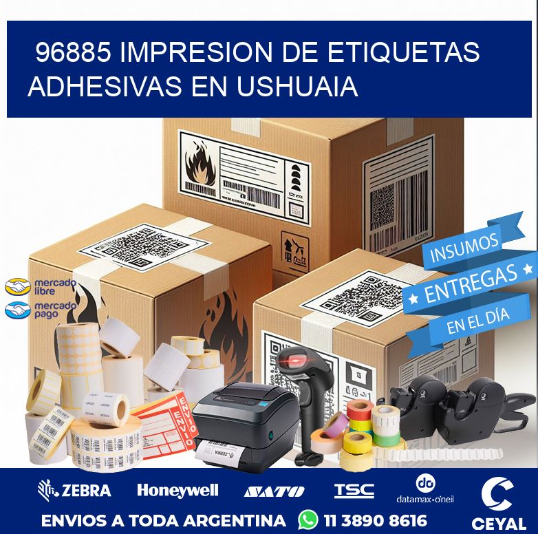 96885 IMPRESION DE ETIQUETAS ADHESIVAS EN USHUAIA