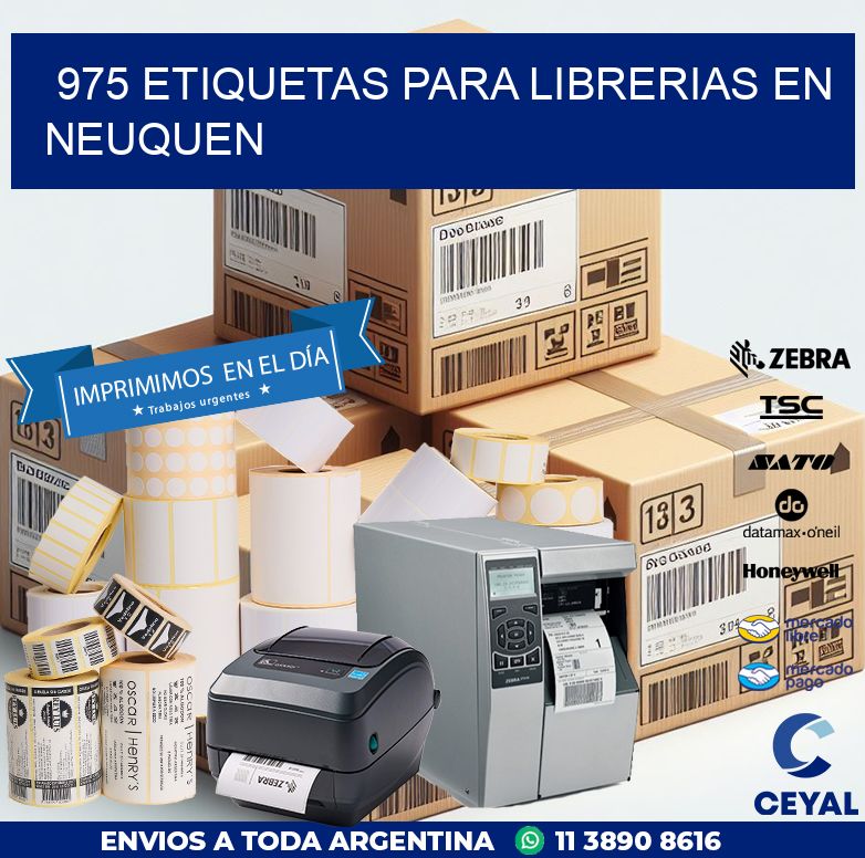 975 ETIQUETAS PARA LIBRERIAS EN NEUQUEN