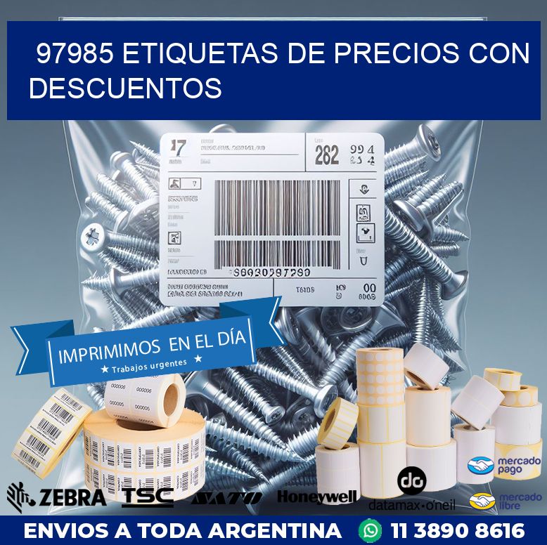 97985 ETIQUETAS DE PRECIOS CON DESCUENTOS