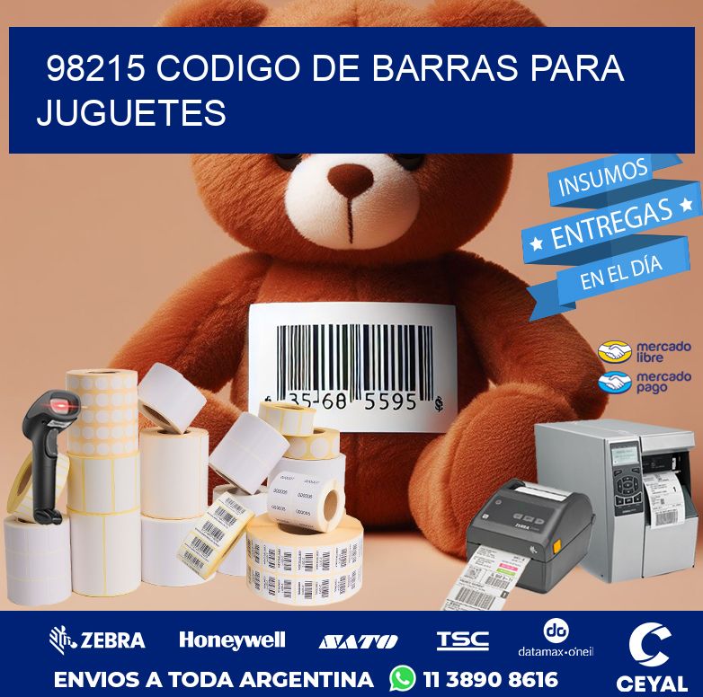98215 CODIGO DE BARRAS PARA JUGUETES