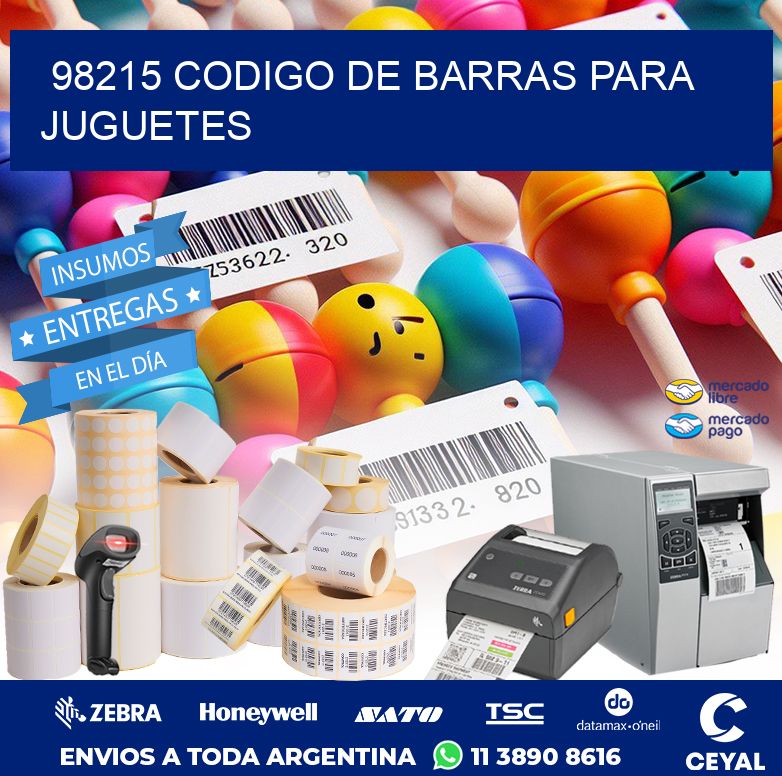 98215 CODIGO DE BARRAS PARA JUGUETES