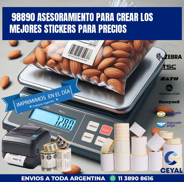 98890 ASESORAMIENTO PARA CREAR LOS MEJORES STICKERS PARA PRECIOS