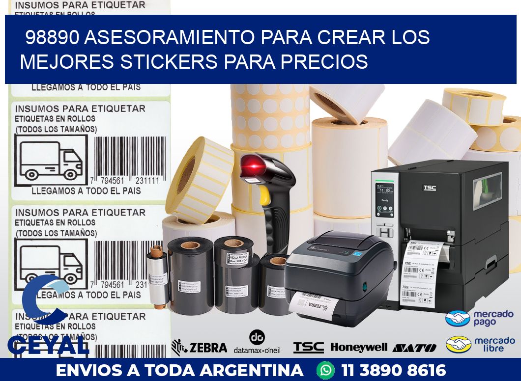 98890 ASESORAMIENTO PARA CREAR LOS MEJORES STICKERS PARA PRECIOS