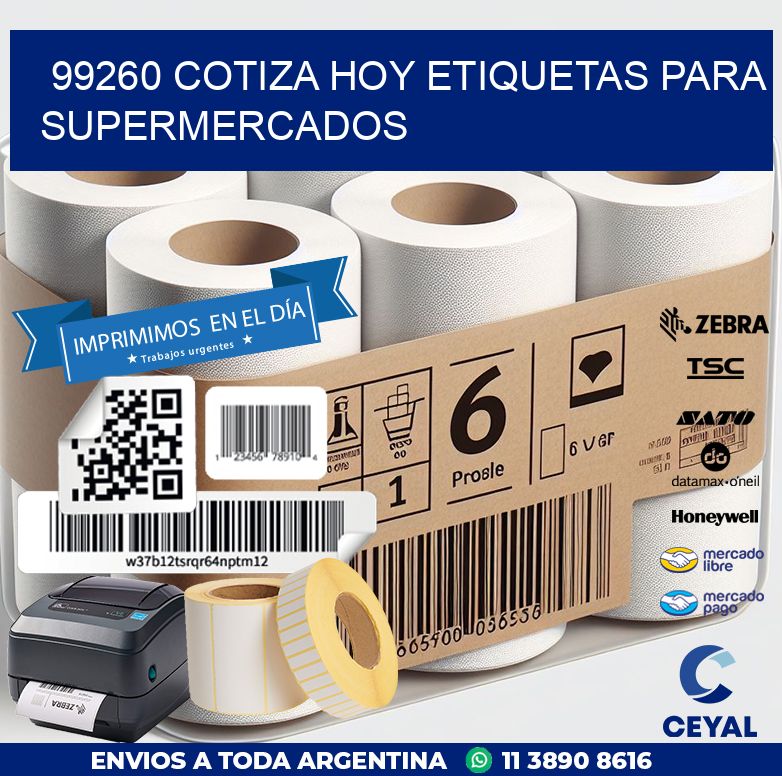 99260 COTIZA HOY ETIQUETAS PARA SUPERMERCADOS