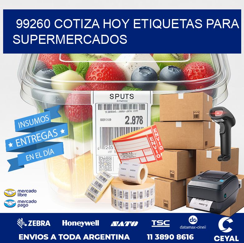 99260 COTIZA HOY ETIQUETAS PARA SUPERMERCADOS