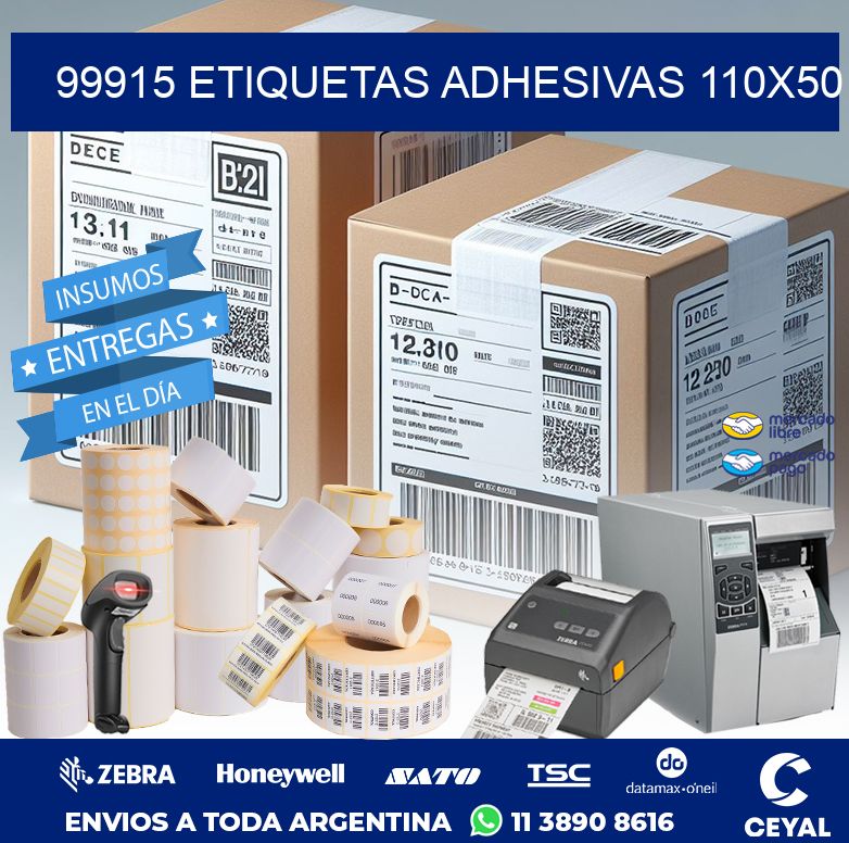 99915 ETIQUETAS ADHESIVAS 110X50