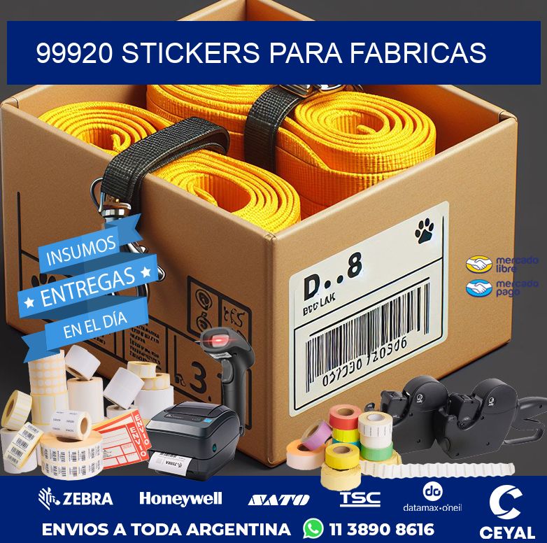 99920 STICKERS PARA FABRICAS
