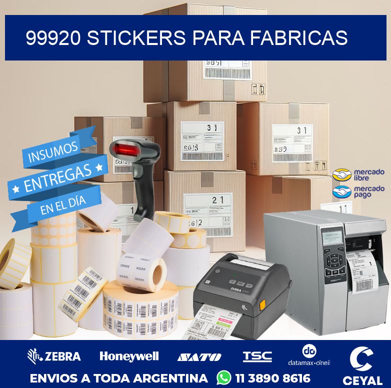 99920 STICKERS PARA FABRICAS