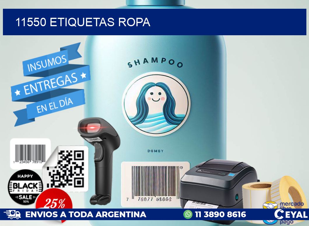 11550 ETIQUETAS ROPA