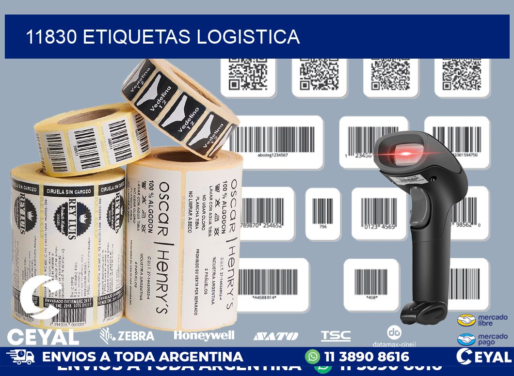 11830 etiquetas logistica