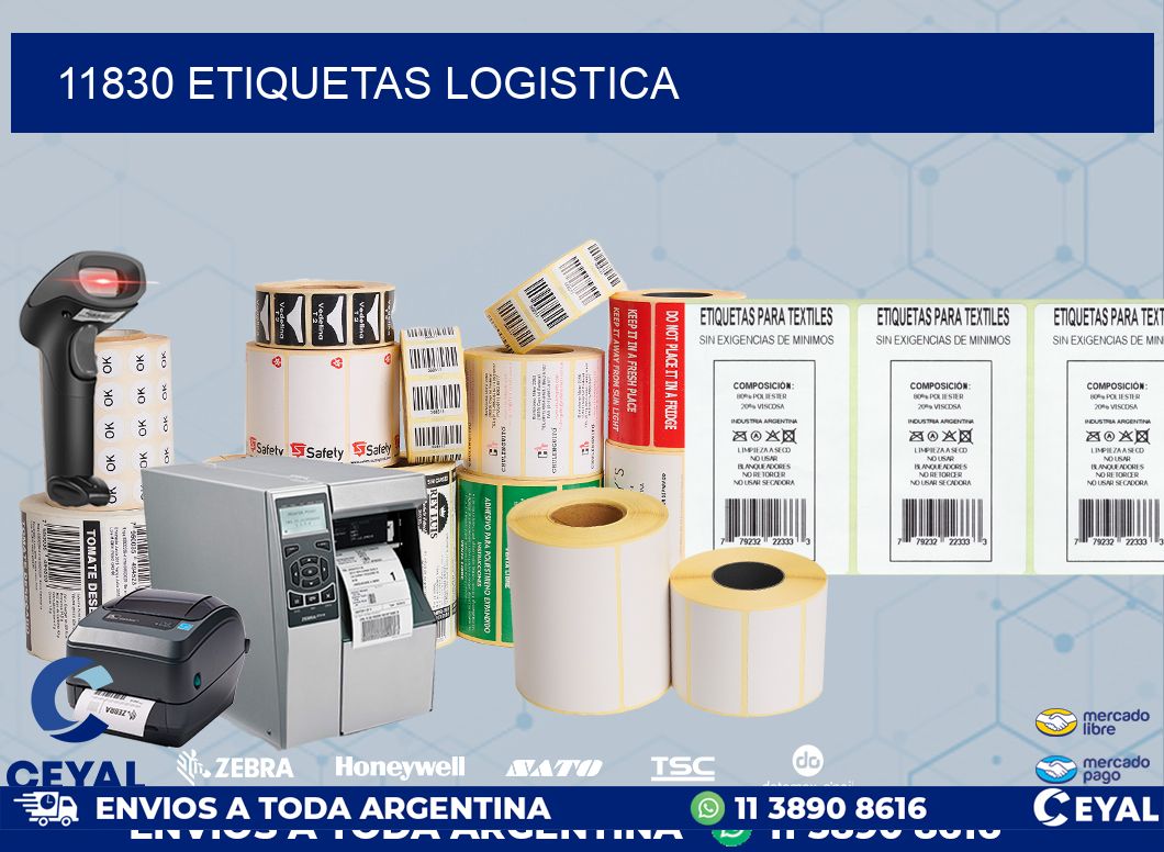 11830 etiquetas logistica