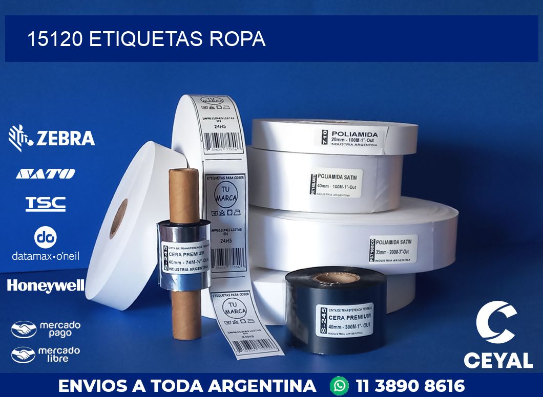 15120 ETIQUETAS ROPA