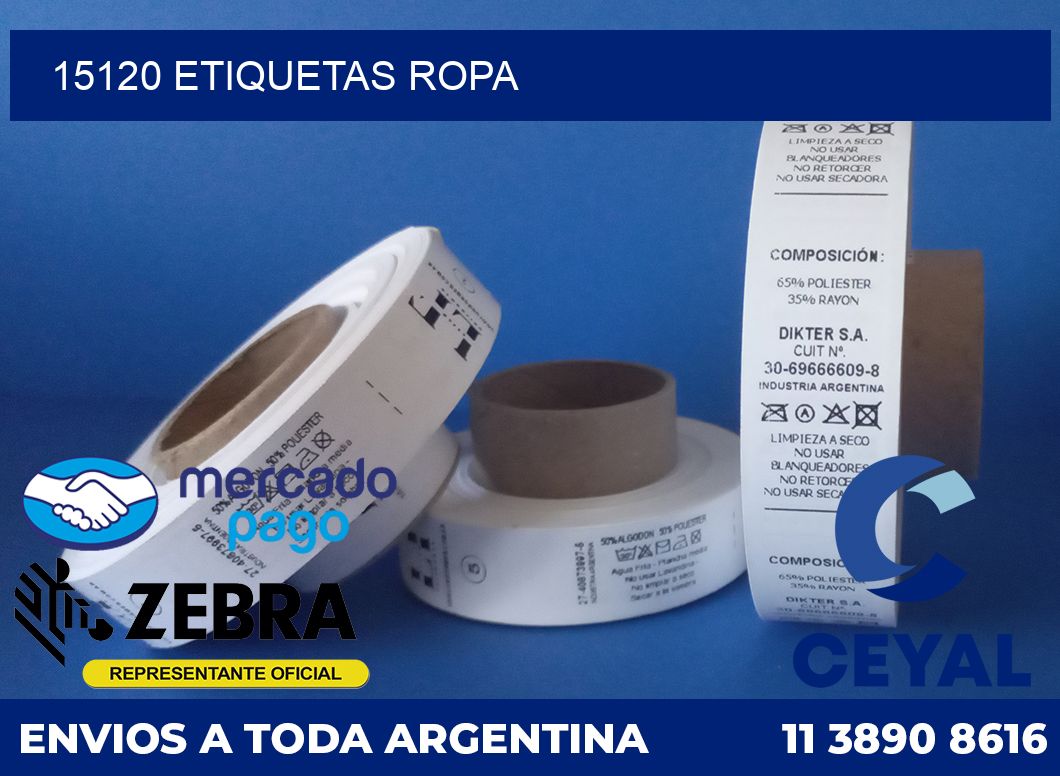 15120 ETIQUETAS ROPA