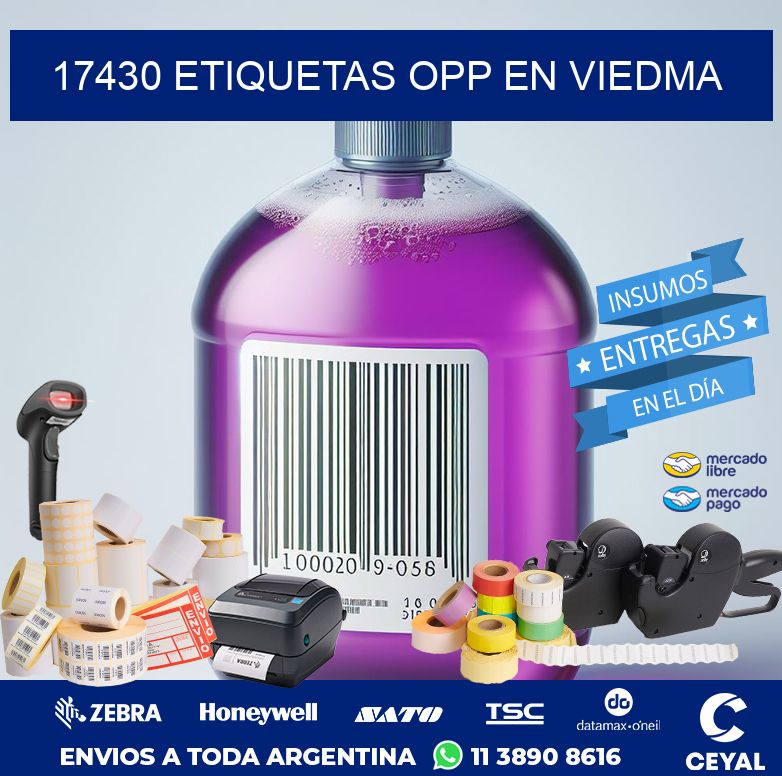 17430 ETIQUETAS OPP EN VIEDMA