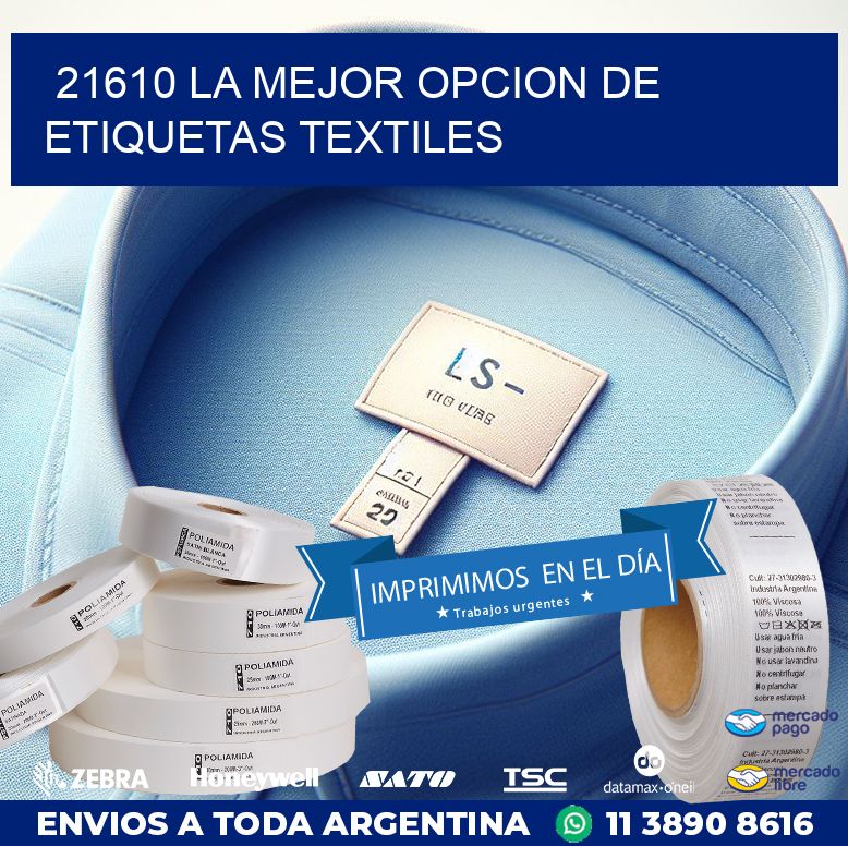 21610 LA MEJOR OPCION DE ETIQUETAS TEXTILES