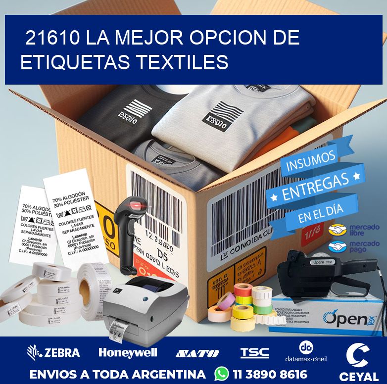 21610 LA MEJOR OPCION DE ETIQUETAS TEXTILES