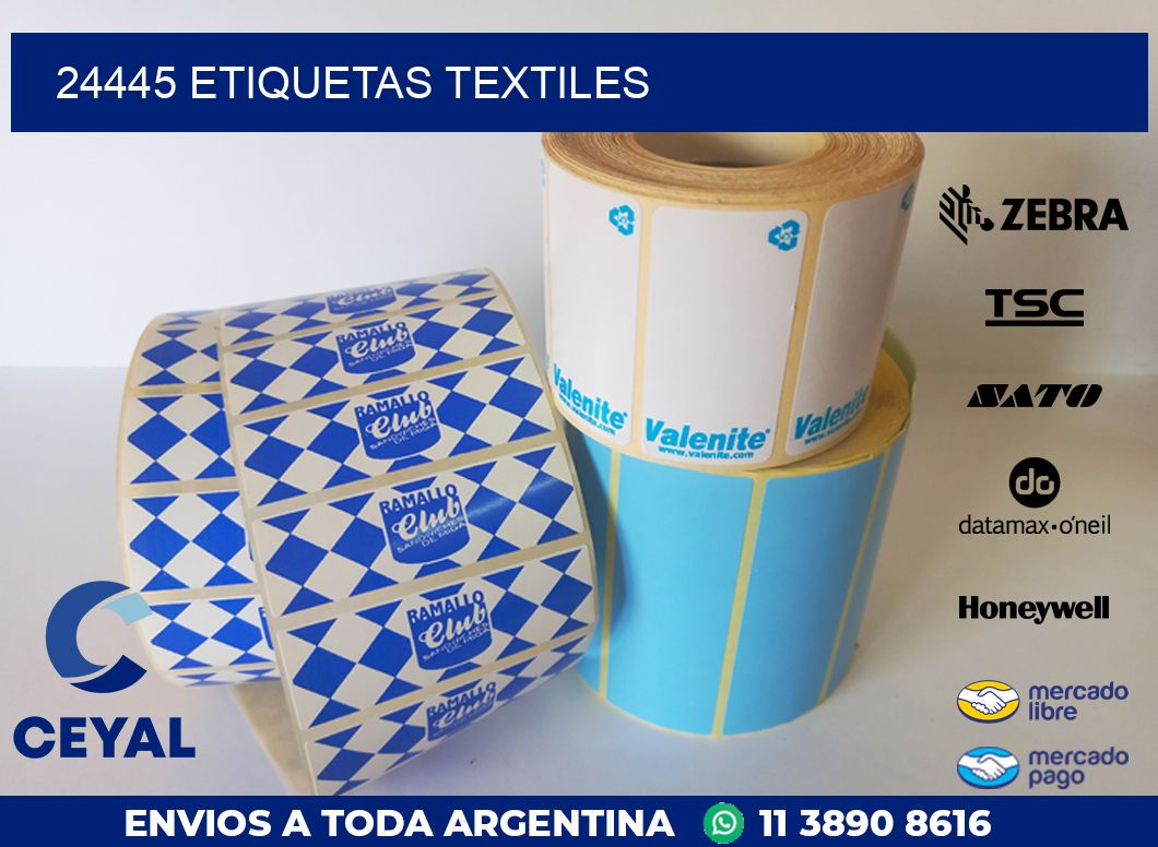 24445 ETIQUETAS TEXTILES