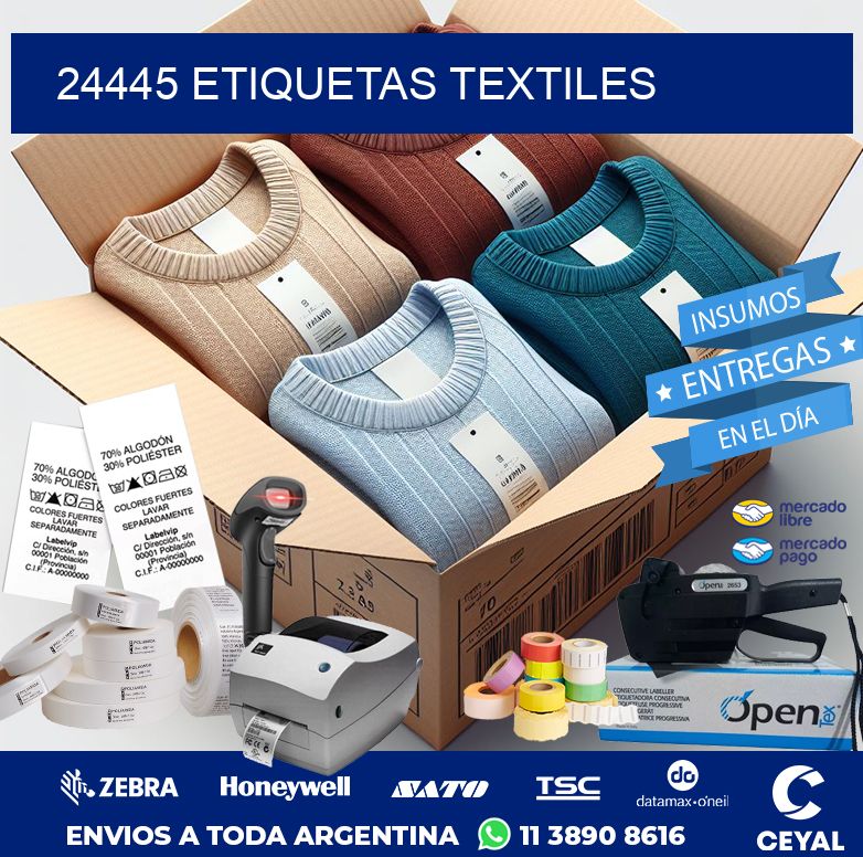 24445 ETIQUETAS TEXTILES