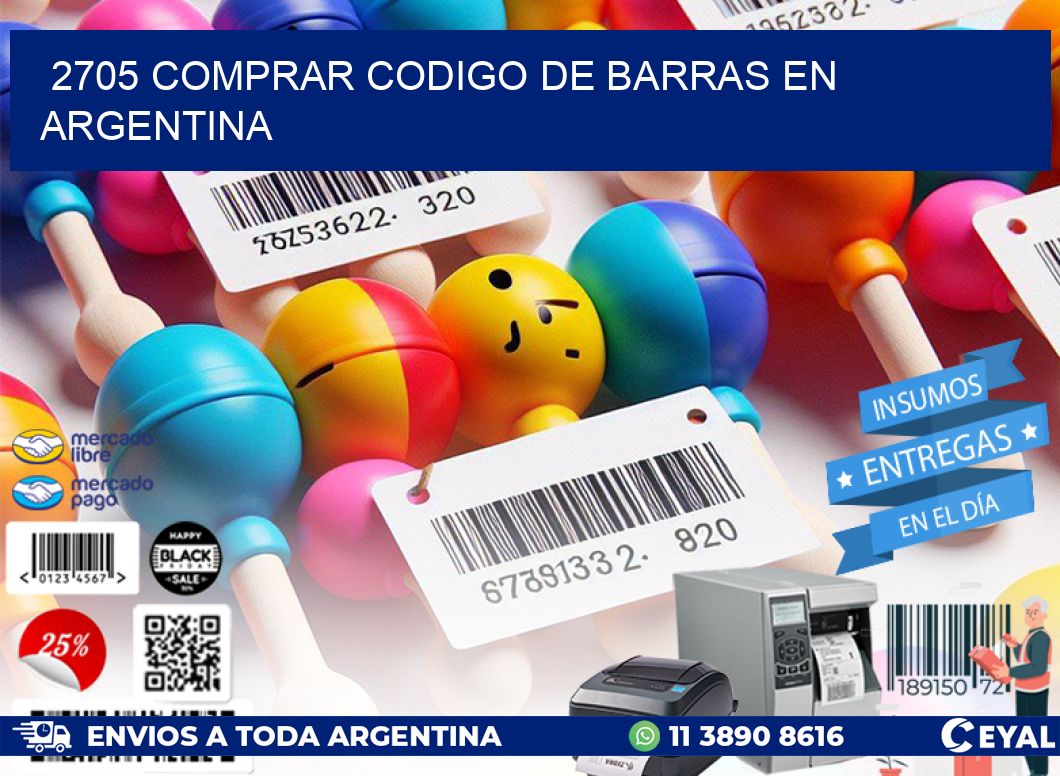 2705 Comprar Codigo de Barras en Argentina