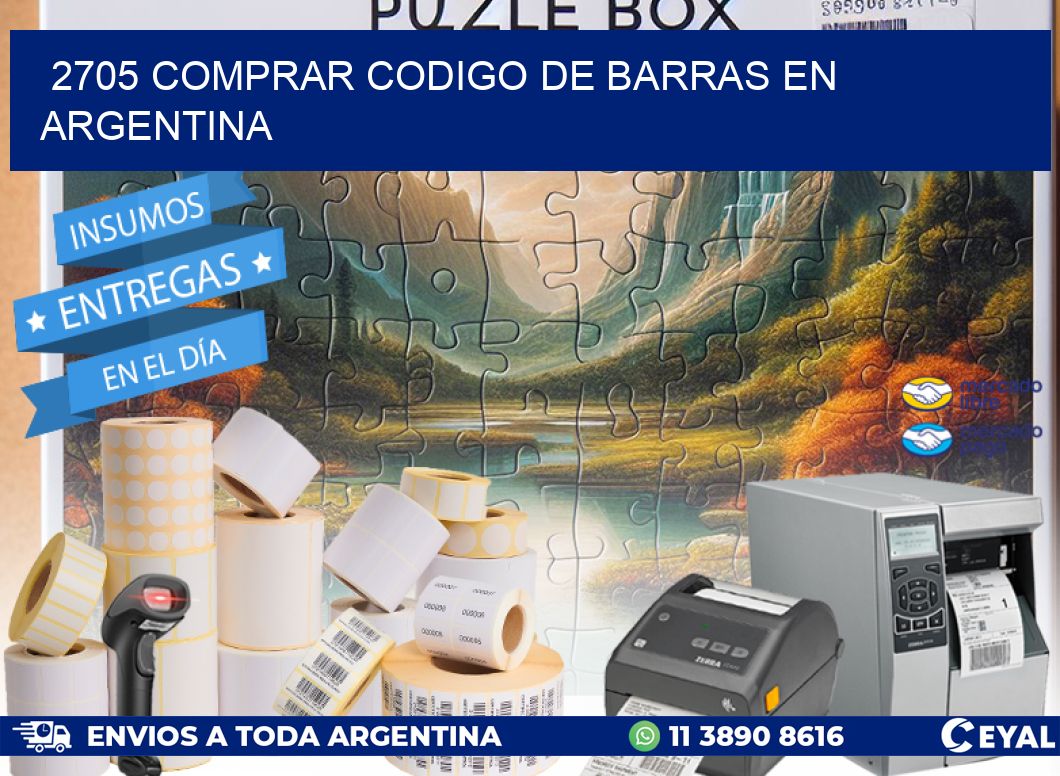 2705 Comprar Codigo de Barras en Argentina
