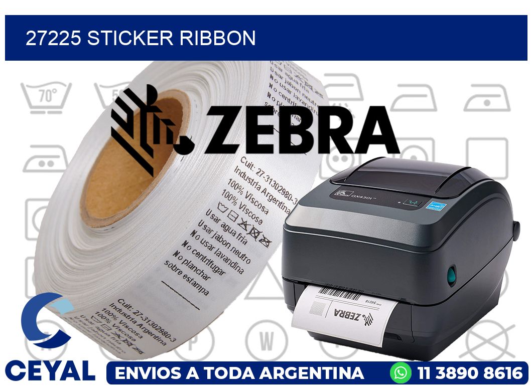 27225 sticker ribbon