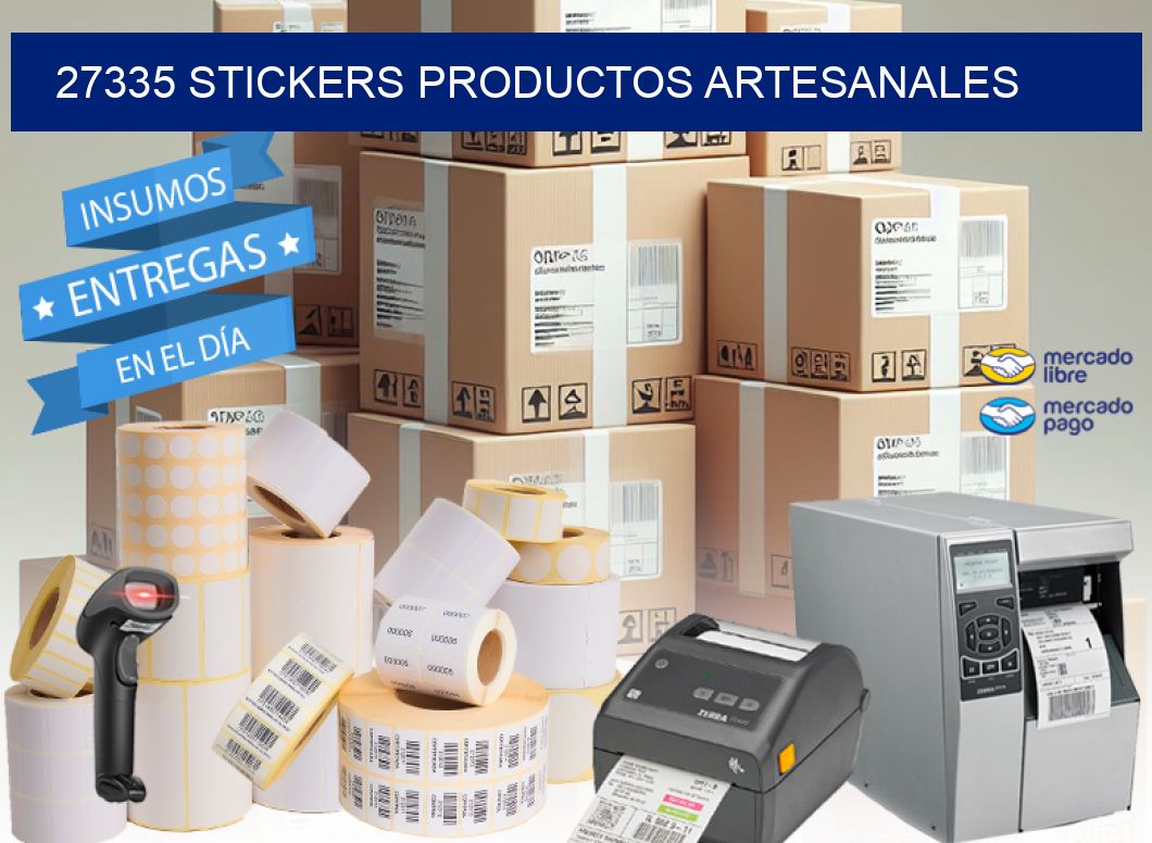 27335 stickers productos artesanales