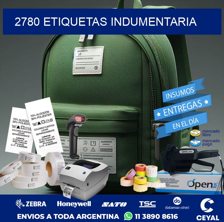 2780 ETIQUETAS INDUMENTARIA