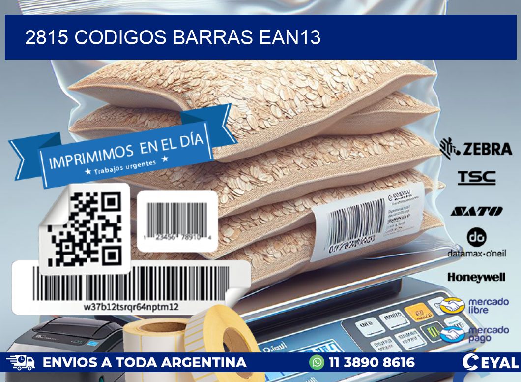 2815 CODIGOS BARRAS EAN13