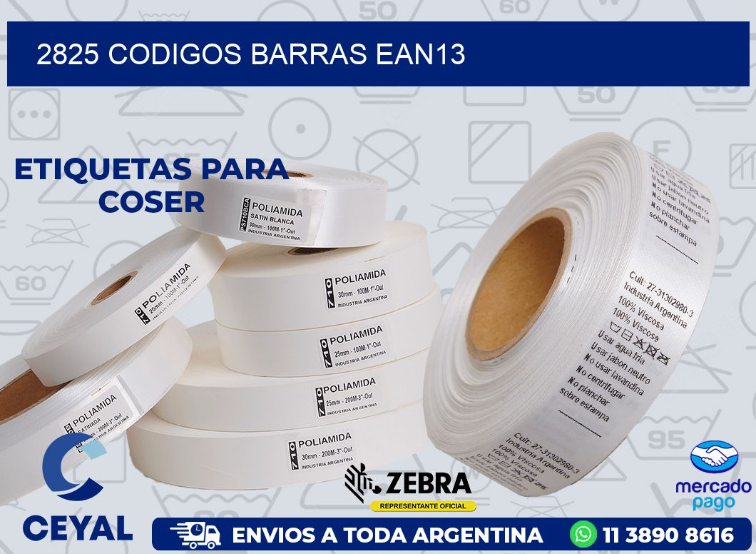 2825 CODIGOS BARRAS EAN13