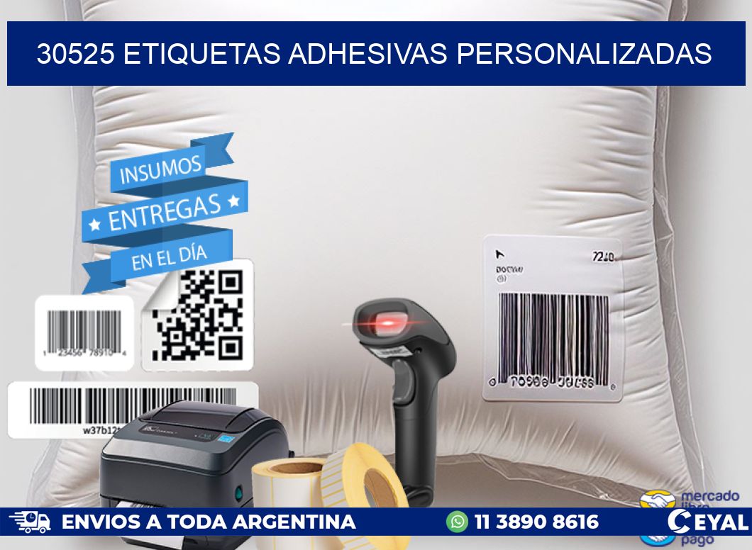 30525 etiquetas adhesivas personalizadas