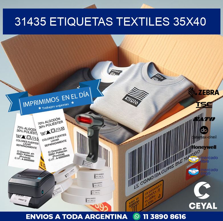 31435 ETIQUETAS TEXTILES 35X40