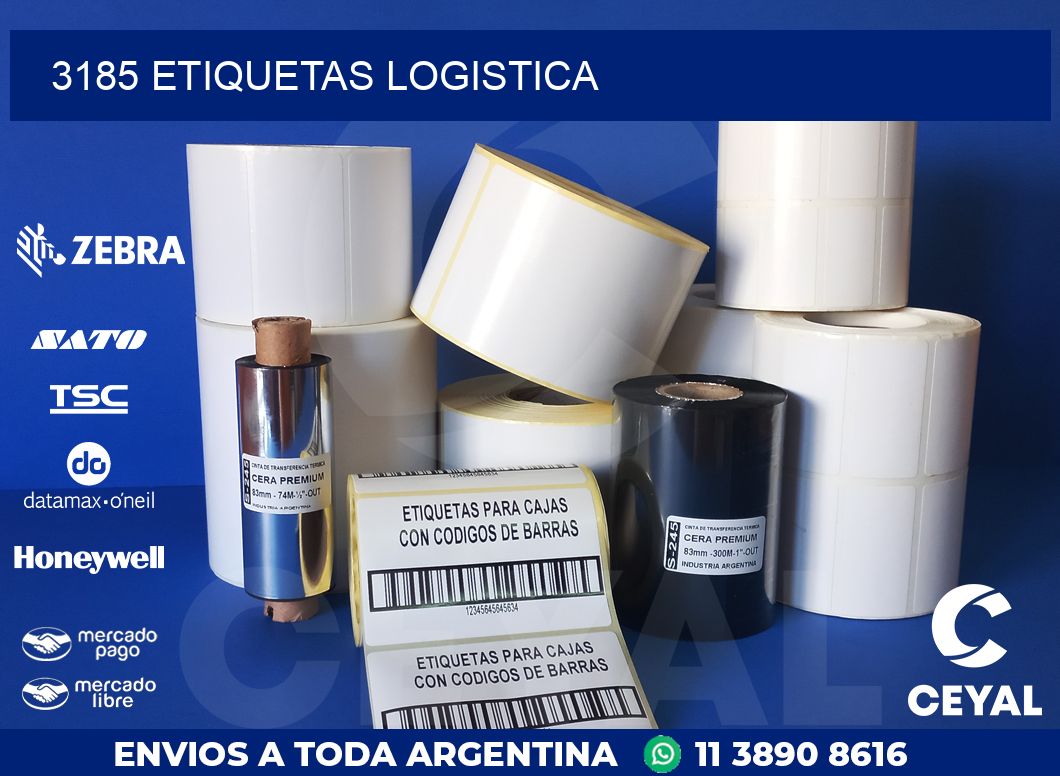 3185 etiquetas logistica