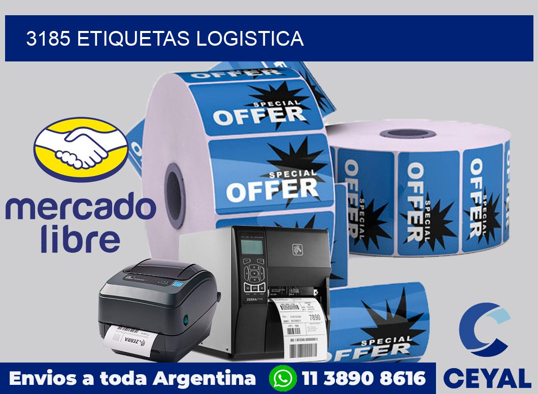 3185 etiquetas logistica