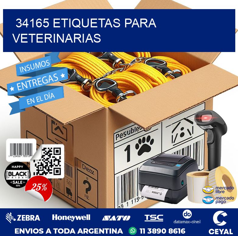 34165 ETIQUETAS PARA VETERINARIAS