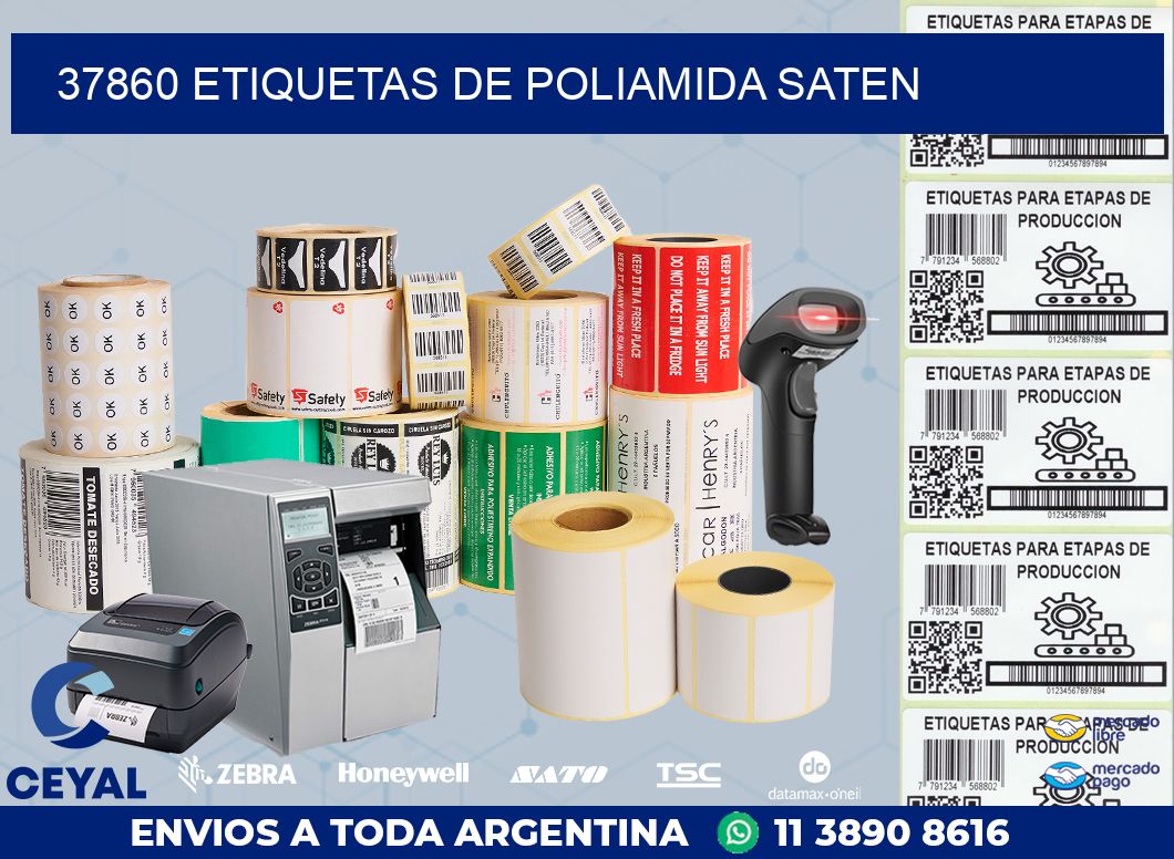 37860 ETIQUETAS DE POLIAMIDA SATEN