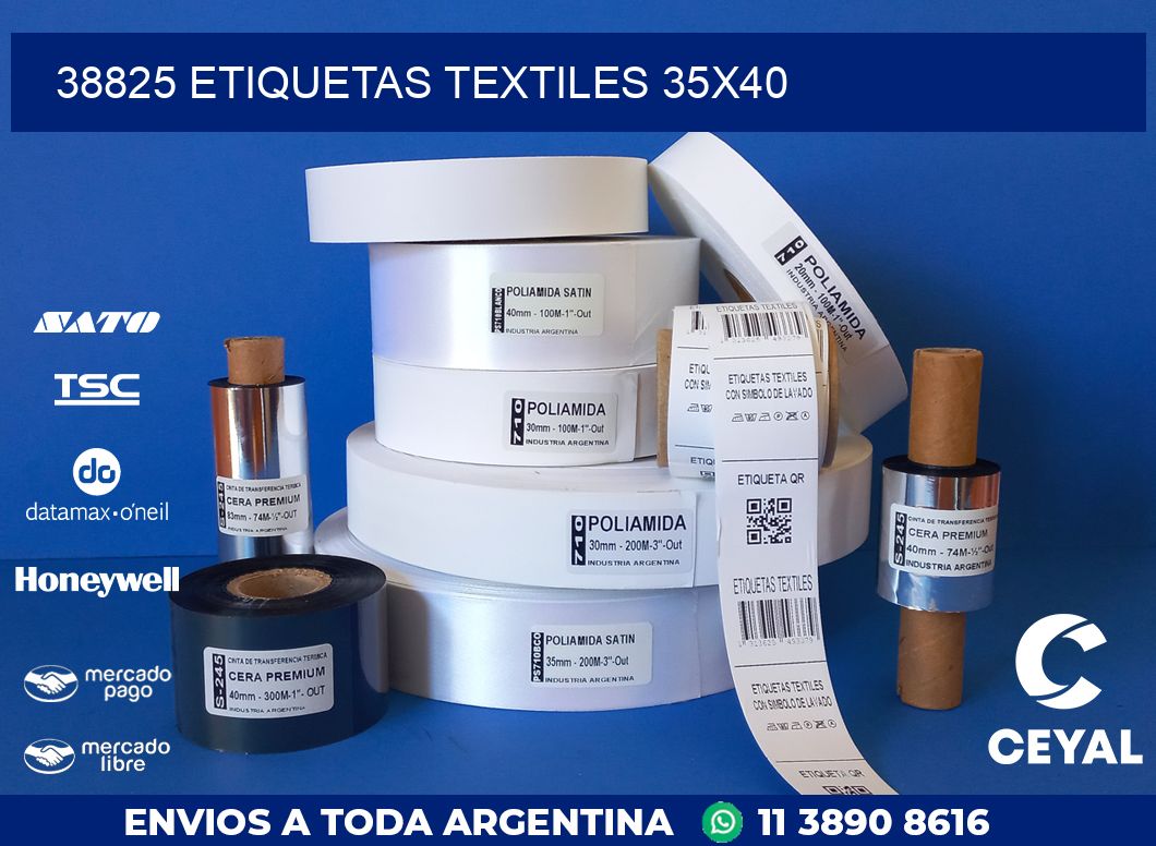 38825 ETIQUETAS TEXTILES 35X40
