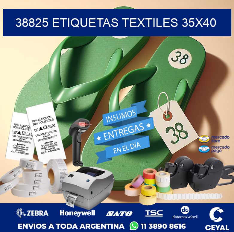 38825 ETIQUETAS TEXTILES 35X40
