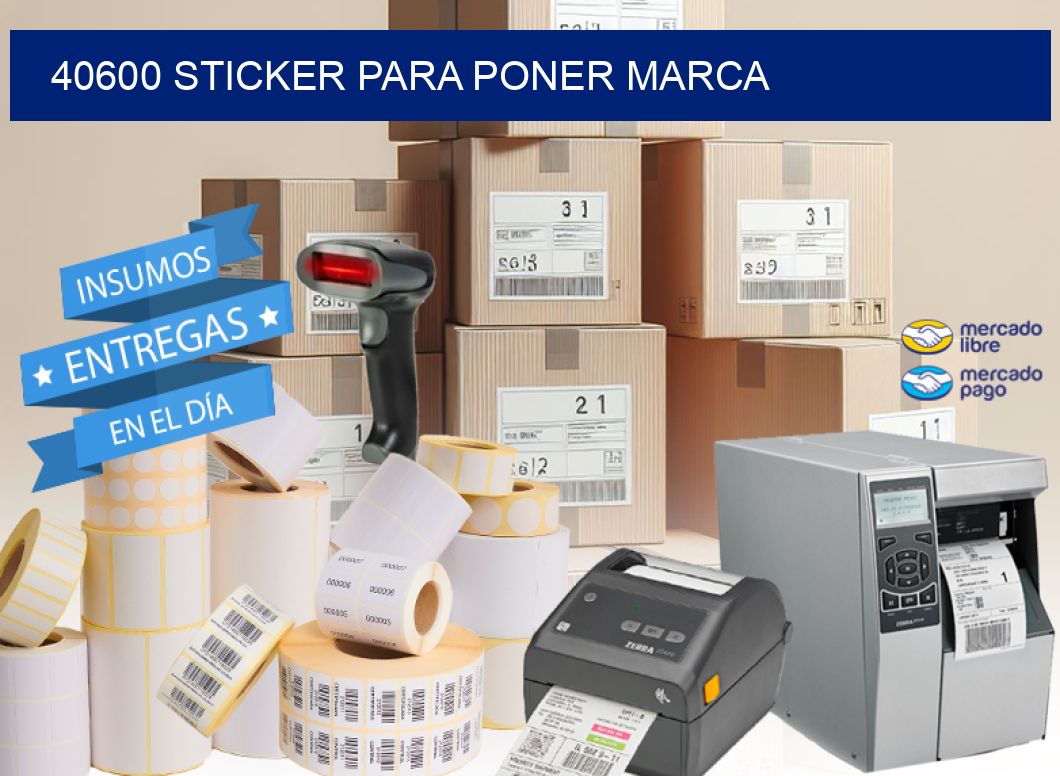 40600 STICKER PARA PONER MARCA