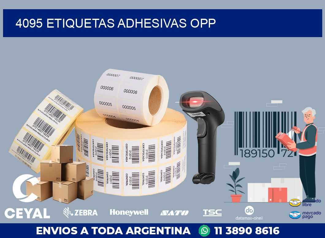 4095 ETIQUETAS ADHESIVAS OPP