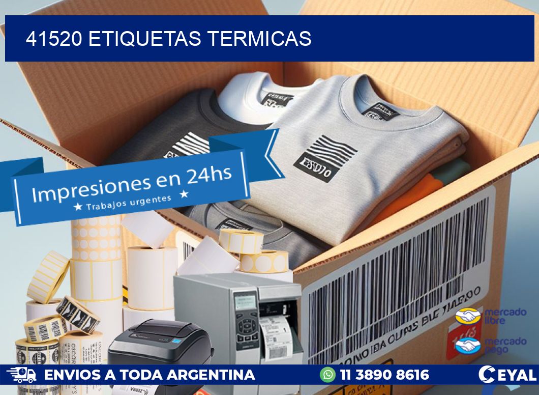 41520 ETIQUETAS TERMICAS