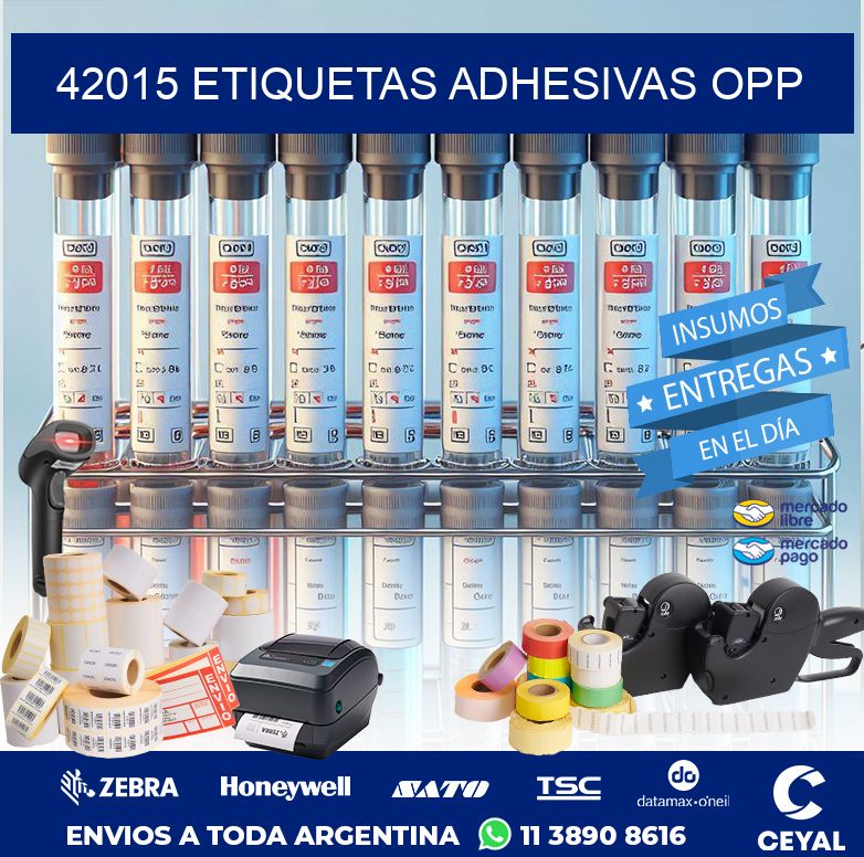 42015 ETIQUETAS ADHESIVAS OPP