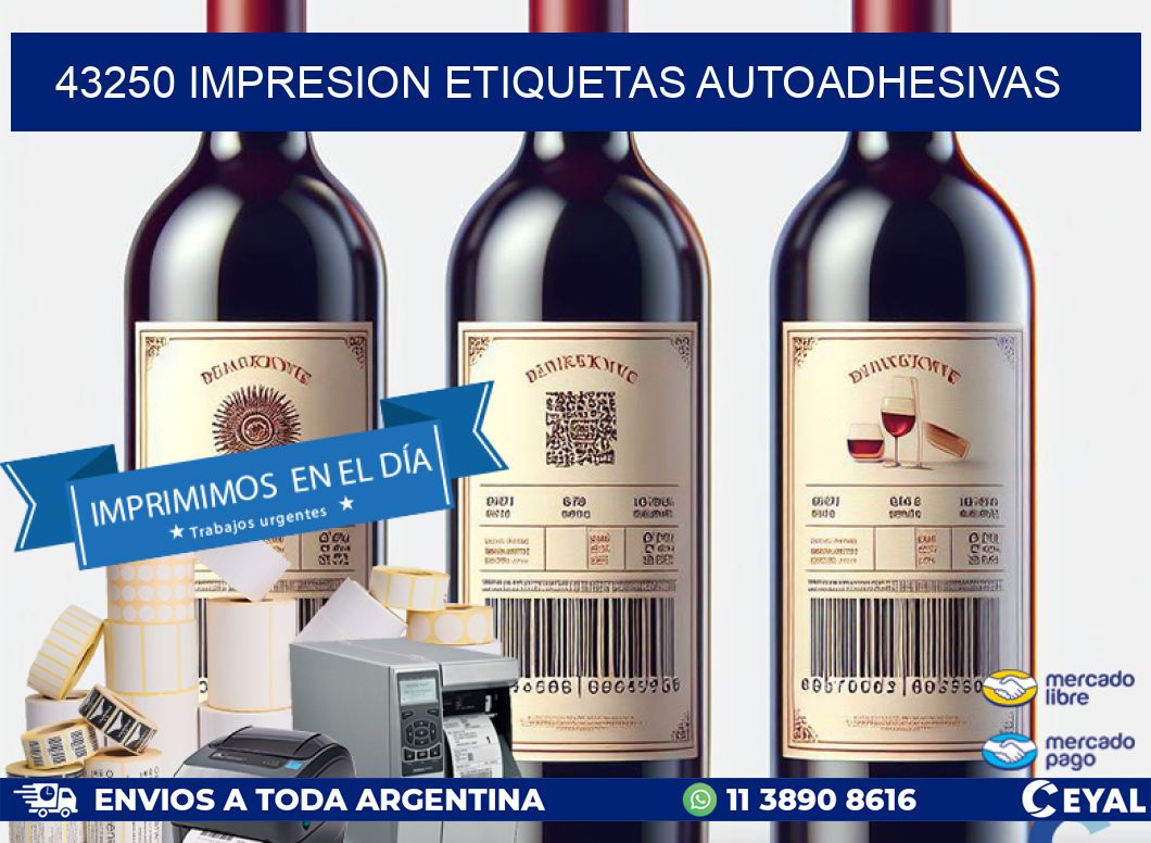43250 impresion etiquetas autoadhesivas