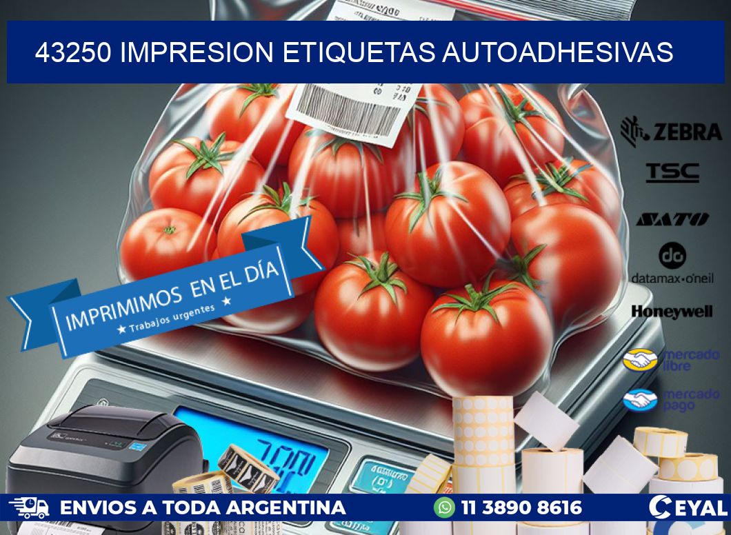 43250 impresion etiquetas autoadhesivas