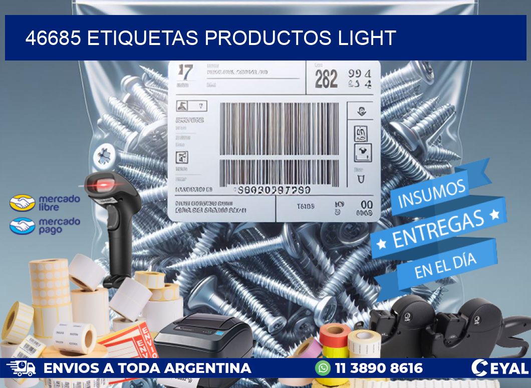 46685 Etiquetas productos light