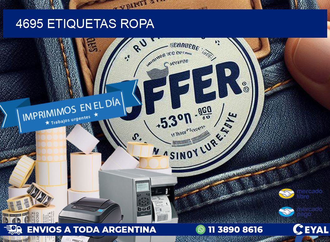 4695 ETIQUETAS ROPA
